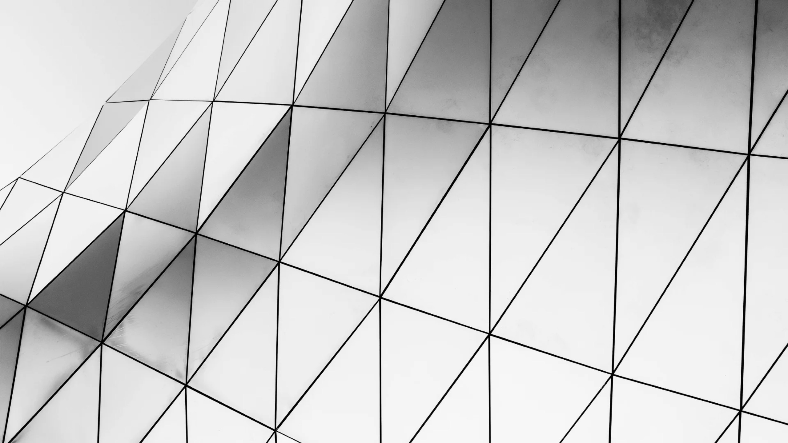 Concrete and glass facade in soft light